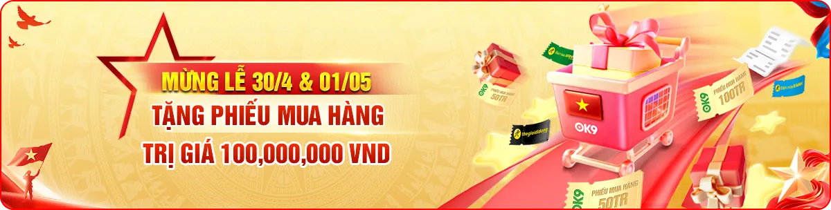 khuyến mãi ok9 ngày 30/4-1/5